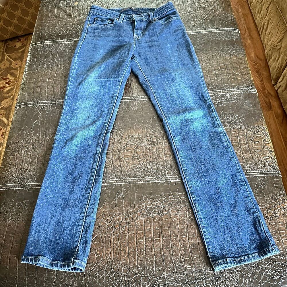 Levi's The Original Jean Mid Rise Skinny Women's Faded Dark Wash TAG SIZE 2M
